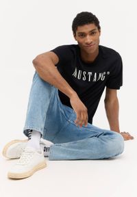 Mustang - Męski T-Shirt Koszulka MUSTANG Style Austin Black 1014695 4142 #9