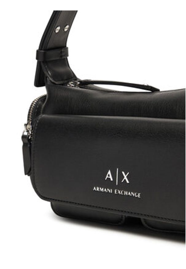 Armani Exchange Torebka XW000405 AF12589 UC001 Czarny. Kolor: czarny. Materiał: skórzane