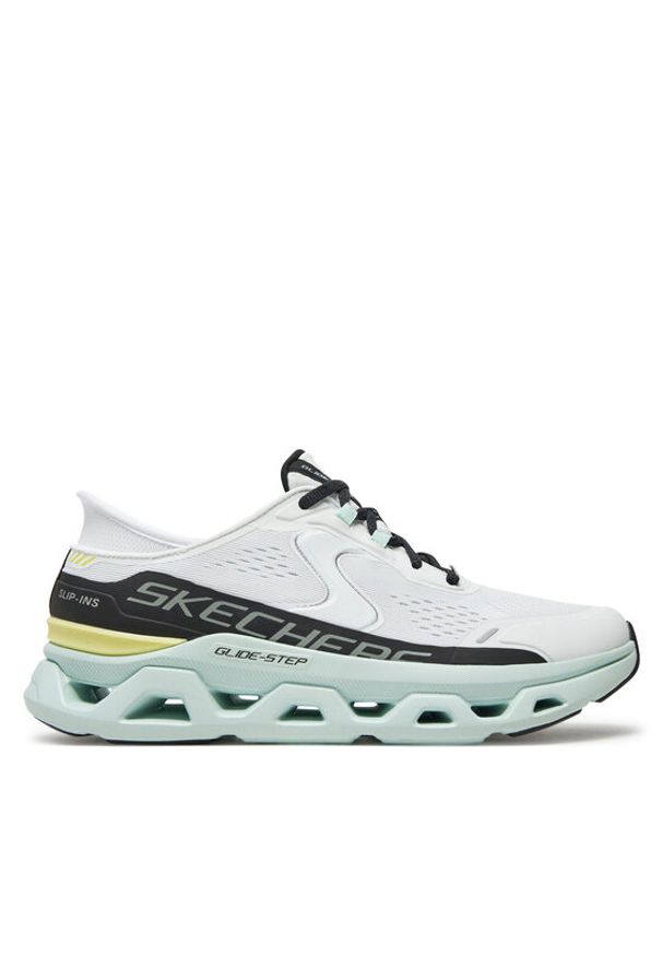 skechers - Skechers Sneakersy Glide-Step Altus 150510/WMLT Biały. Kolor: biały. Materiał: materiał