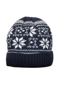 PEAK MOUNTAIN - Czapka Peak Mountain Bon-Micolor. Kolor: niebieski. Sezon: zima. Styl: sportowy #2