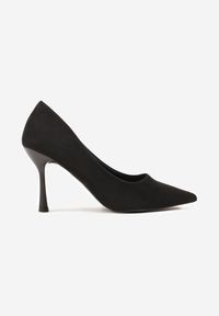 Born2be - Czarne Szpilki Vices ze Skórzaną Wkładką Afurriva. Okazja: na co dzień. Kolor: czarny. Materiał: skóra. Obcas: na szpilce. Styl: casual, elegancki
