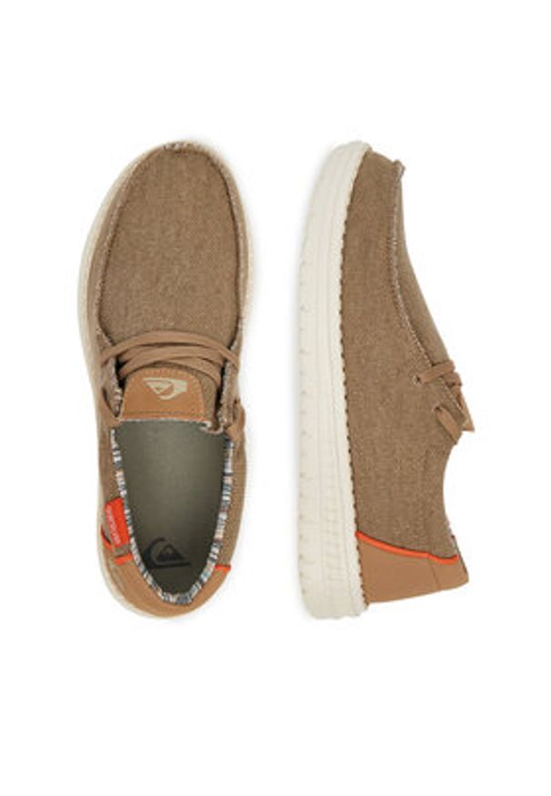 Quiksilver Półbuty WADE-02 Beżowy. Kolor: beżowy. Materiał: materiał