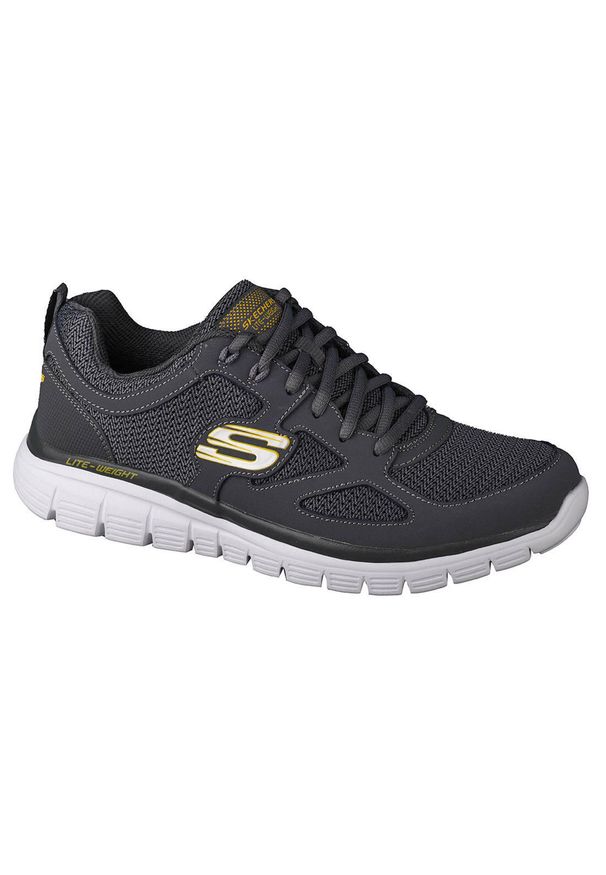 skechers - Buty do chodzenia męskie, Skechers Burns Agoura. Kolor: brązowy, wielokolorowy, niebieski, szary. Materiał: materiał, syntetyk, tkanina. Sport: turystyka piesza