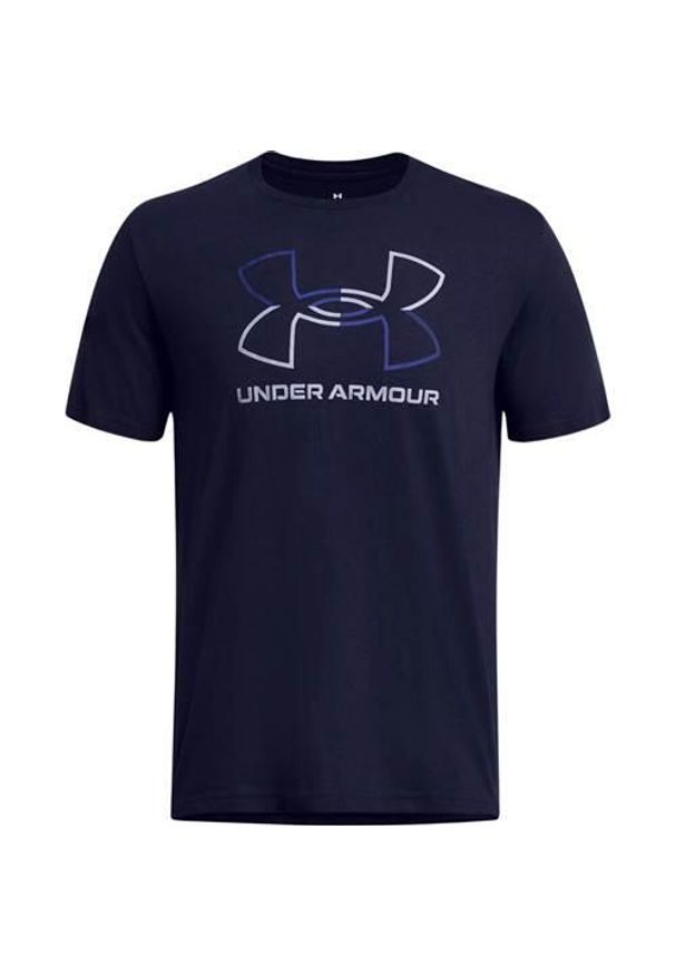 Koszulka sportowa męska Under Armour Gl Foundation Uodate. Kolor: niebieski. Materiał: bawełna, poliester. Długość rękawa: krótki rękaw. Długość: krótkie
