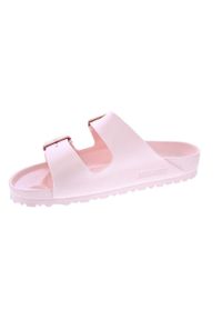 Klapki damskie Birkenstock Arizona Eva. Kolor: różowy. Materiał: materiał, syntetyk #2
