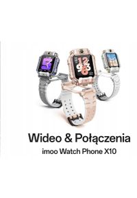 Smartwatch Barel imoo Watch Phone X10 różowy. Rodzaj zegarka: smartwatch. Kolor: różowy #1