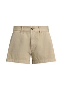 Polo Ralph Lauren Szorty materiałowe 211963798001 Beżowy Straight Fit. Kolor: beżowy. Materiał: bawełna #3