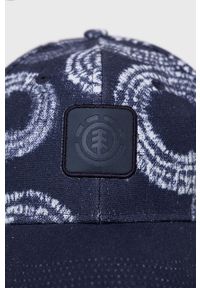 Element czapka bawełniana kolor granatowy wzorzysta. Kolor: niebieski. Materiał: bawełna #3