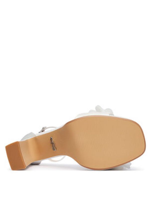 Buffalo Sandały Devine Rose 1291687 Biały. Kolor: biały. Materiał: skóra