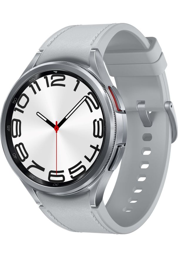 SAMSUNG - Smartwatch Samsung Galaxy Watch 6 Classic Stainless Steel 47mm Szary (AKGSA1SMA0171). Rodzaj zegarka: smartwatch. Kolor: szary
