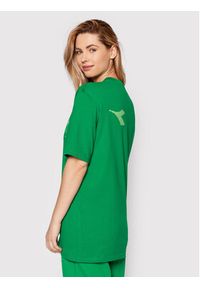 Diadora T-Shirt Unisex Manifesto 502.178208 Zielony Loose Fit. Kolor: zielony. Materiał: bawełna #10
