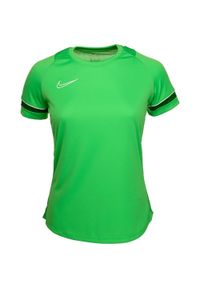 Koszulka sportowa damska Nike Dri-Fit Academy. Kolor: zielony. Technologia: Dri-Fit (Nike)