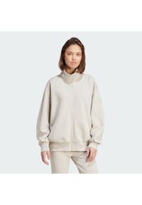 Adidas - Bluza ALL SZN Soft Lux Loose Full-Zip. Kolor: beżowy