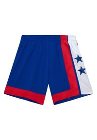 Mitchell & Ness - Szorty Brooklyn Nets Swingman New York 1973. Kolor: niebieski. Sport: koszykówka #1