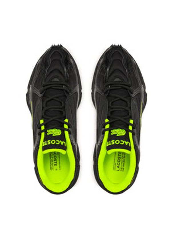 Lacoste Sneakersy L003 2K24 7-50SMA0110 Czarny. Kolor: czarny. Materiał: materiał
