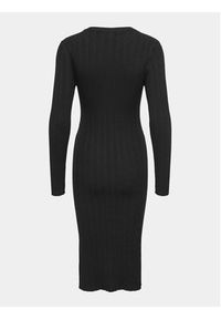 only - ONLY Sukienka dzianinowa Meddi 15311087 Czarny Slim Fit. Kolor: czarny. Materiał: syntetyk #7