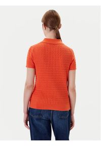 TOMMY HILFIGER - Tommy Hilfiger Sweter Fine WW0WW41474 Pomarańczowy Regular Fit. Kolor: pomarańczowy #4