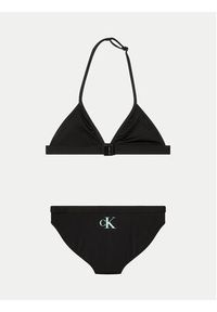 Calvin Klein Swimwear Strój kąpielowy KY0KY00065 Czarny. Kolor: czarny. Materiał: syntetyk
