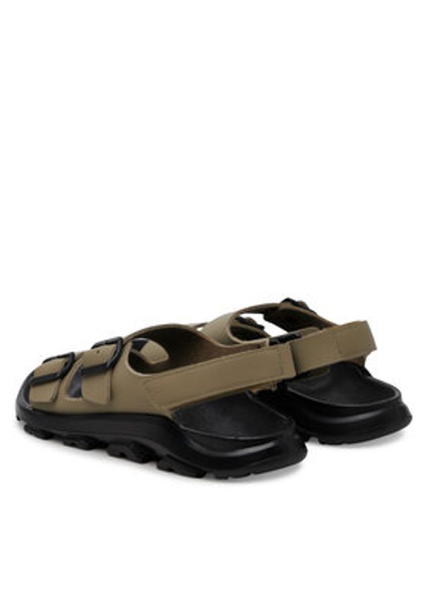 Birkenstock Sandały Mogami Terra 1029775 Khaki. Kolor: brązowy. Materiał: skóra