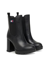 Tommy Jeans Botki Tjw EN0EN02831 Czarny. Kolor: czarny. Materiał: skóra #4