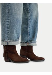 Badura Kowbojki EO-CHANA-5036 Brązowy. Kolor: brązowy. Materiał: skóra, zamsz #7