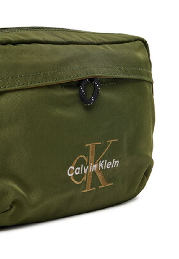 Calvin Klein Saszetka Bold Camera Bag LV04D3117G Zielony. Kolor: zielony. Materiał: materiał