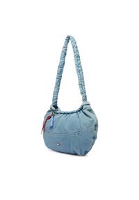 TOMMY HILFIGER - Tommy Hilfiger Torebka Tjw Icon Charms Denim Hobo AW0AW19259 Niebieski. Kolor: niebieski #4