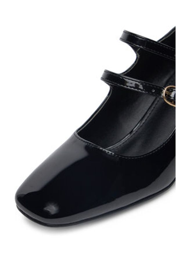 DeeZee Półbuty LWKK1027-A1 Czarny. Kolor: czarny. Materiał: skóra