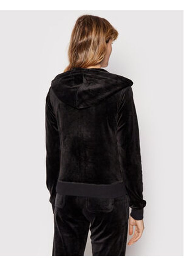 Juicy Couture Bluza Robertson JCAP176 Czarny Slim Fit. Kolor: czarny. Materiał: syntetyk