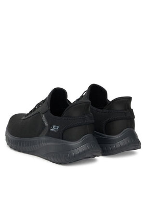 skechers - Skechers Sneakersy SLIP INS BOBS SPORT SQUAD 118303 BBK Czarny. Kolor: czarny. Materiał: materiał. Model: Skechers Sport