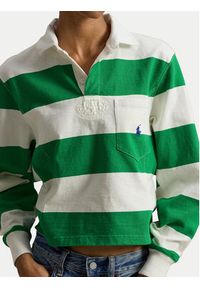 Polo Ralph Lauren Polo 211971746500 Zielony Relaxed Fit. Typ kołnierza: polo. Kolor: zielony. Materiał: bawełna #4