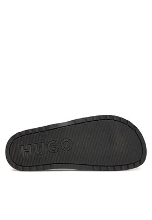 Hugo - HUGO Klapki 50546282 Czarny. Kolor: czarny. Materiał: syntetyk