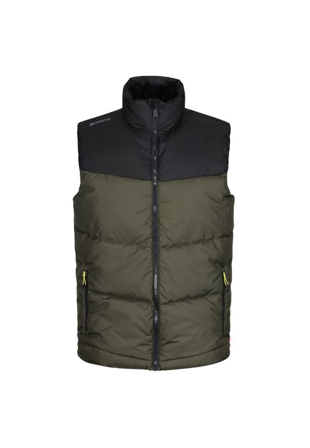 Regatta - Ocieplana Męska Ocieplana. Kolor: wielokolorowy, czarny, zielony. Sport: turystyka piesza