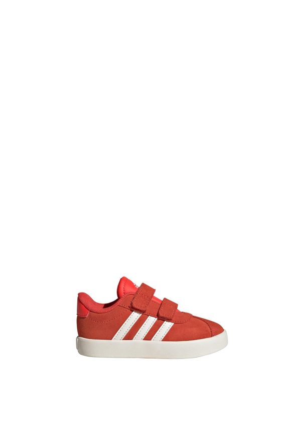 Adidas - Buty VL Court 3.0. Kolor: biały, czerwony, wielokolorowy. Sport: skateboard