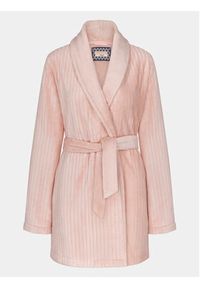 Triumph Szlafrok Robes Fleece Robe 3/4 10216521 Różowy. Kolor: różowy. Materiał: syntetyk
