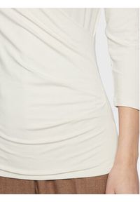 Lauren Ralph Lauren Bluzka 200824366 Biały Slim Fit. Kolor: biały. Materiał: wiskoza #5