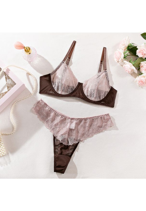 Intica - Zestaw bielizny z delikatnej koronki na specjalne okazje Eivor. Materiał: koronka. Wzór: koronka