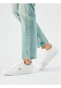 Lacoste Sneakersy 747SFA0072 Biały. Kolor: biały. Materiał: skóra #7