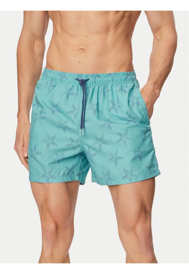 YSABEL MORA - Ysabel Mora Szorty kąpielowe 90388 Zielony jasny Regular Fit. Kolor: zielony. Materiał: syntetyk