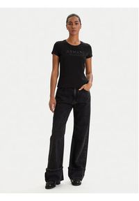Armani Exchange T-Shirt XW002106 AF10356 UC001 Czarny Slim Fit. Kolor: czarny. Materiał: bawełna #2