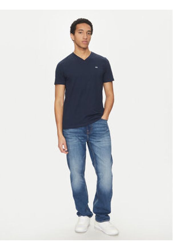GAP - Gap T-Shirt 502020-01 Granatowy Regular Fit. Kolor: niebieski. Materiał: bawełna