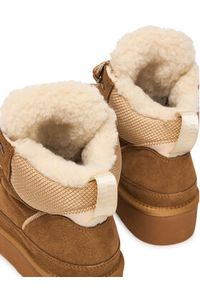 Steve Madden Sneakersy Paci Sneaker SM11003464 Brązowy. Kolor: brązowy. Materiał: skóra, zamsz #5