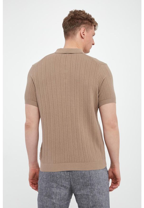 JOOP! Jeans - Polo męskie dzianinowe Colinor JOOP! JEANS. Typ kołnierza: polo. Materiał: dzianina