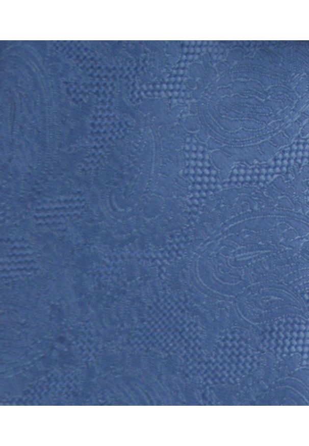 Męski Krawat - Niebieski z Delikatną Fakturą Materiału - Alties. Kolor: niebieski. Materiał: materiał. Styl: elegancki, wizytowy