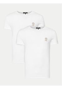VERSACE - Versace Komplet t-shirtów AU10193 1A10011 Biały Slim Fit. Kolor: biały. Materiał: bawełna #1