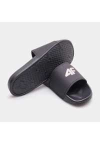 4f - Klapki 4F W 4FWAW23FFLIF150-20S czarne. Okazja: na co dzień. Kolor: czarny. Materiał: materiał, syntetyk. Styl: casual #7