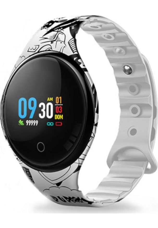 MOTUS - Smartwatch Motus Color Biały (5901821993678). Rodzaj zegarka: smartwatch. Kolor: biały