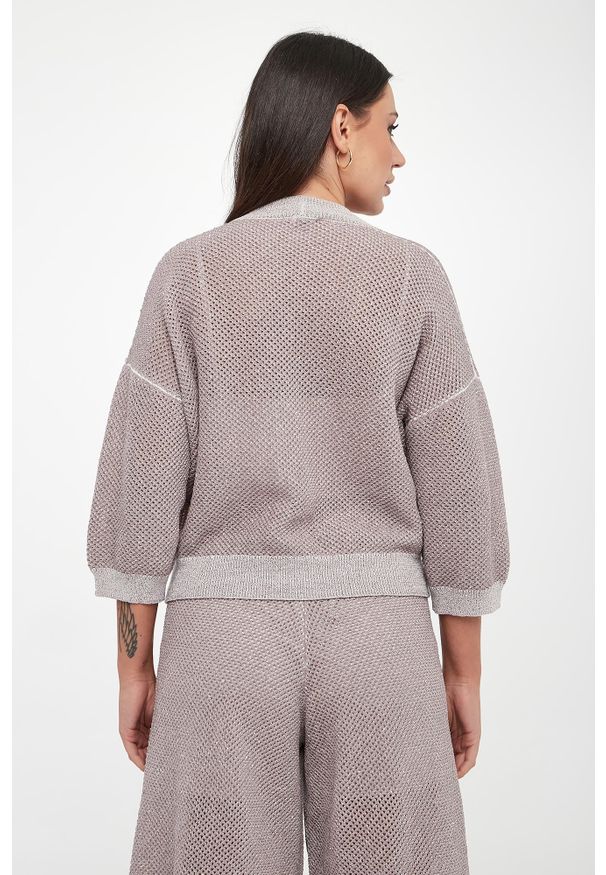 Kardigan damski lureksowy PESERICO