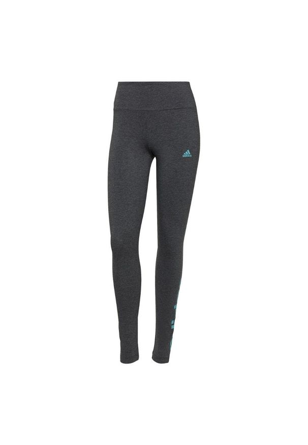 Adidas - Legginsy damskie adidas Loungwear Essentials. Kolor: szary, wielokolorowy, niebieski