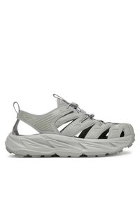 HOKA - Hoka Sandały Hopara 1123112 Szary. Kolor: szary. Materiał: skóra #1